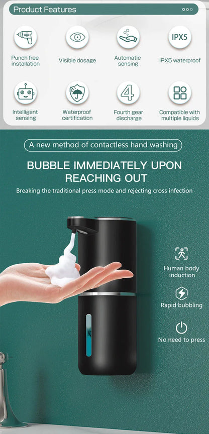 AS-213SD New Touchless Smart Soap Dispenser – Foam & Liquid Modes
