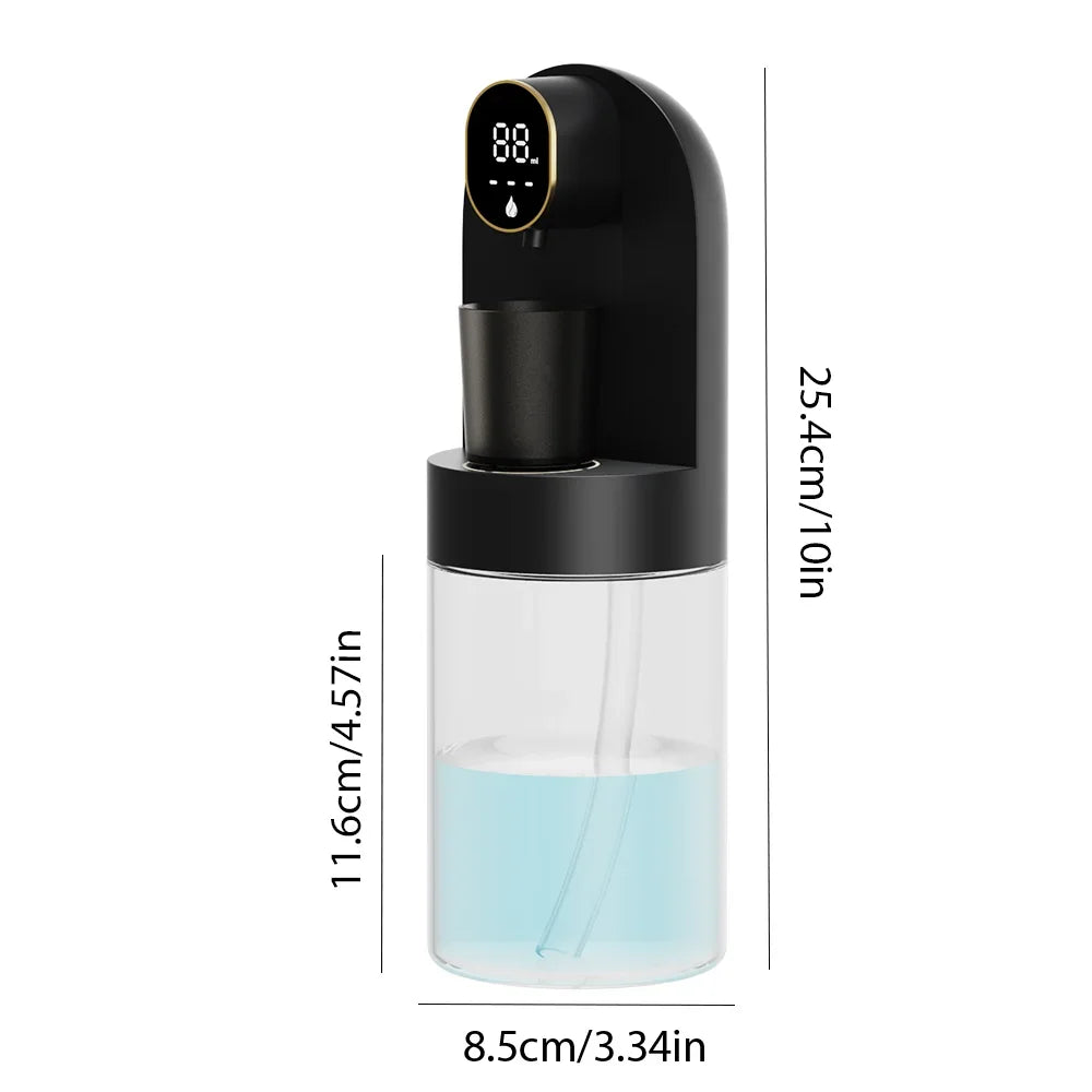 smart as-600md 600ml mouthwash dispenser – wall mounted with magnetic induction & auto-cleaning