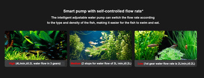 AS-100FT Smart Aquarium – 20L WiFi-Controlled Fish Tank with Auto Feeder & Smart LED Lighting