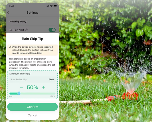 AS-501WT Wi-Fi Wireless Water Timer Irrigation Controller, App Remote Control, Outdoor Garden & Yard