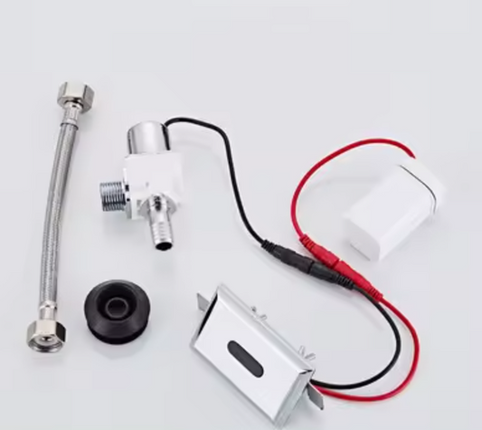 AS-601SV Automatic Infrared Urinal & Toilet Flusher Replacement - 6V Solenoid Valve