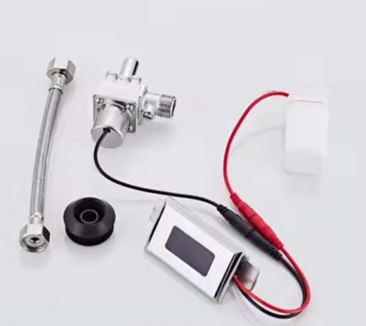 AS-601SV Automatic Infrared Urinal & Toilet Flusher Replacement - 6V Solenoid Valve
