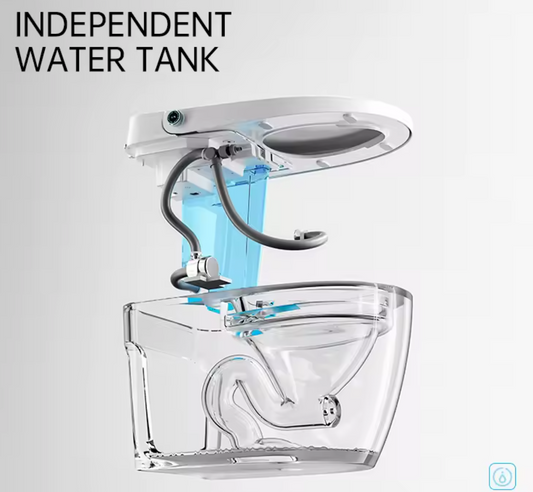 AS-101BD Smart Ceramic One-Piece Toilet with Automatic Bidet & Remote Control